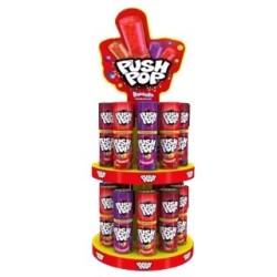 40 Sucettes Push Pop | Milleproduits.com : vos bonbons et chocolats préférés en ligne à prix grossiste !