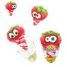 Sucettes Strawberry Pop Johny Bee | Milleproduits.com : bonbons, chocolats, snacks en ligne à prix grossiste