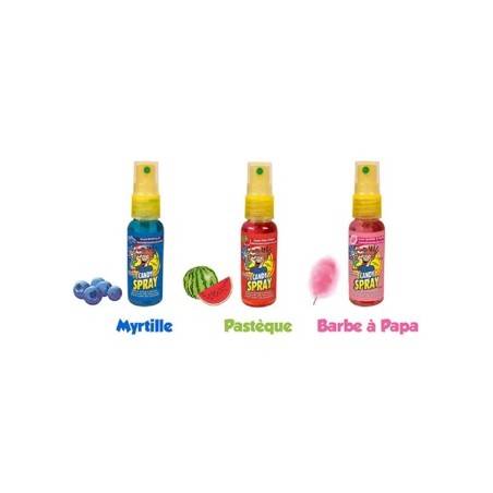 15 Candy Spray Vert | Milleproduits.com : bonbons, chocolats, snacks en ligne à prix grossiste
