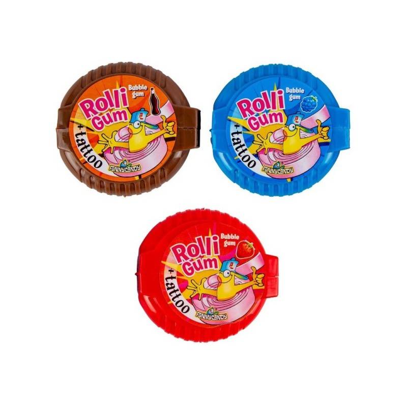 30 Rolli Gum Tattoo  | Milleproduits.com : bonbons, chocolats, snacks en ligne à prix grossiste