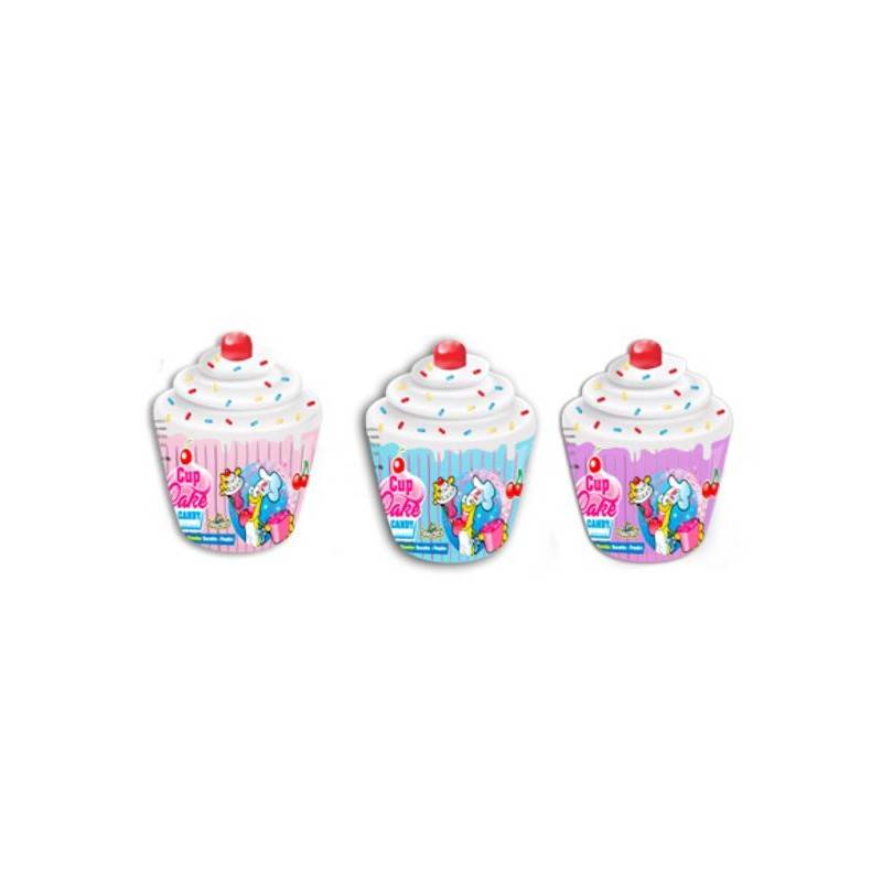 12 Sucettes Cup Cake Candy | Milleproduits.com : bonbons, chocolats, snacks en ligne à prix grossiste