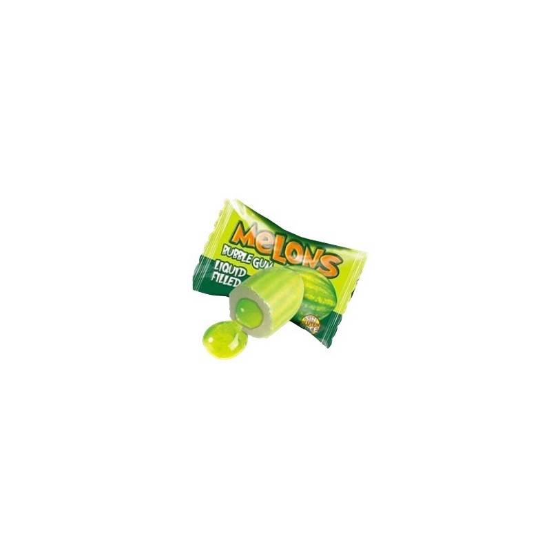 200 Bubble Gum Melons Fini | Milleproduits.com : bonbons, chocolats, snacks en ligne à prix grossiste