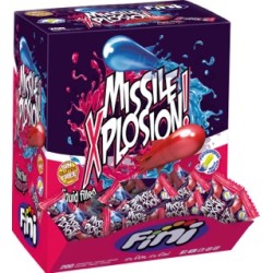 200 Bubble Gum Missile Xplosion Fini | Milleproduits.com : bonbons, chocolats, snacks en ligne à prix grossiste