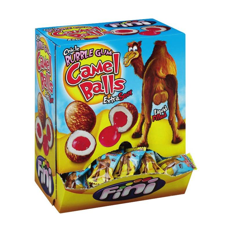200 Bubble Gum Camel Balls Fini | Milleproduits.com : bonbons, chocolats, snacks en ligne à prix grossiste