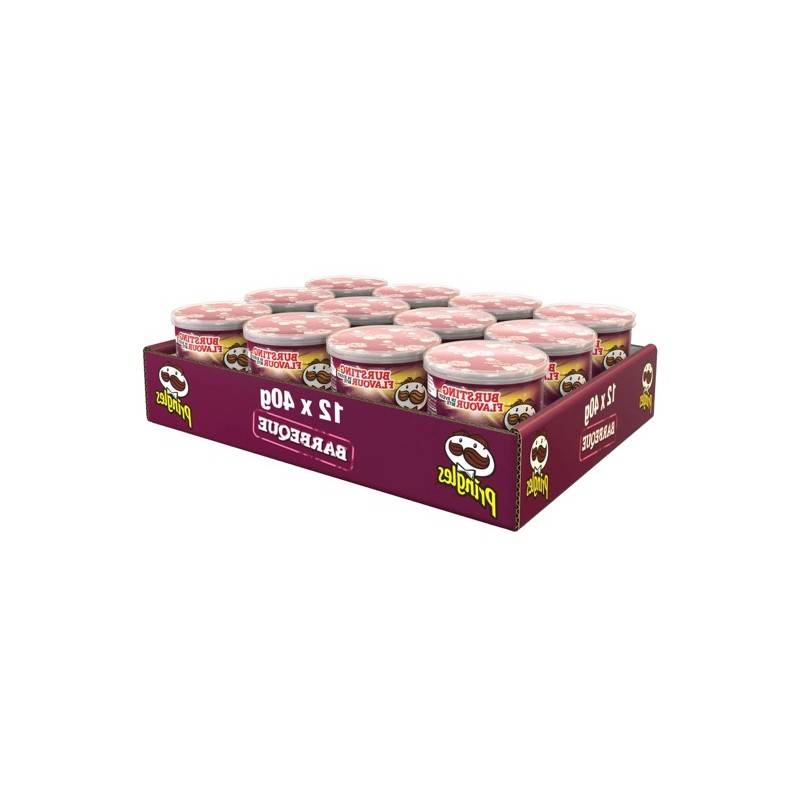 12 boîtes Pringles Texas BBQ Sauce 40g | Milleproduits.com : bonbons, chocolats, snacks en ligne à prix grossiste