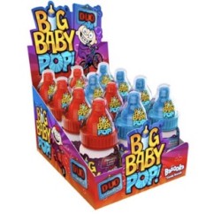 12 Sucettes Big Baby Pop Duo | Milleproduits.com : bonbons, chocolats, snacks en ligne à prix grossiste