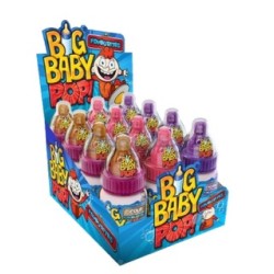 12 Sucettes Big Baby Pop Favourites | Milleproduits.com : bonbons, chocolats, snacks en ligne à prix grossiste