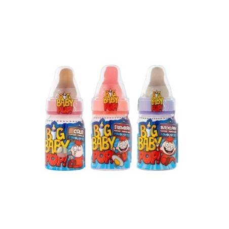 12 Sucettes Big Baby Pop Favourites | Milleproduits.com : bonbons, chocolats, snacks en ligne à prix grossiste