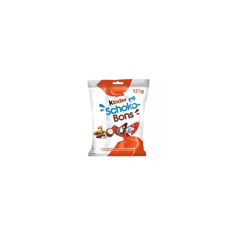 16 Sachets Kinder Schokobons 125g | Milleproduits.com : bonbons, chocolats, snacks en ligne à prix grossiste