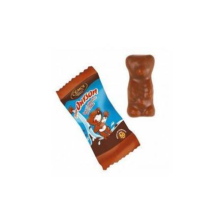 Oursons en guimauve chocolat au lait 91g - 14 sachets