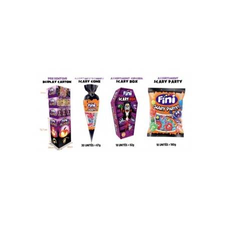 Présentoir Bonbons Fini Halloween | Milleproduits.com : bonbons, chocolats, snacks en ligne à prix grossiste
