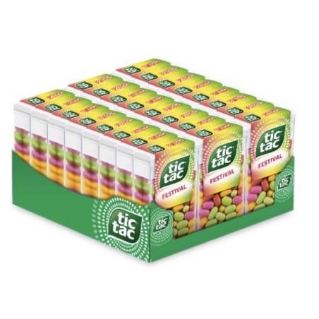 24 Etuis Tic Tac Festival | Tic Tac | Milleproduits.com