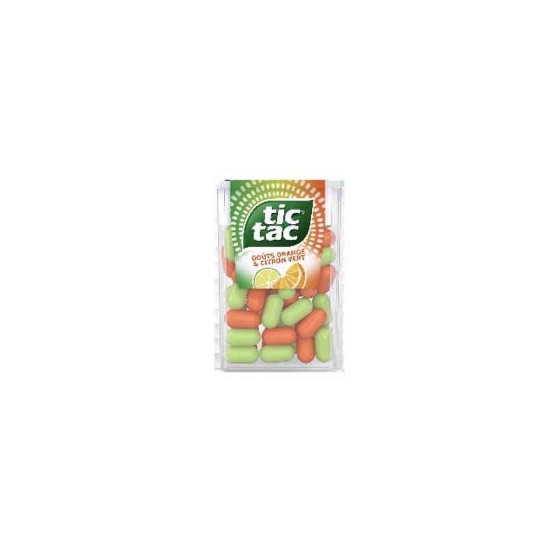 24 Etuis Tic Tac citron vert orange | Tic Tac | Milleproduits.com