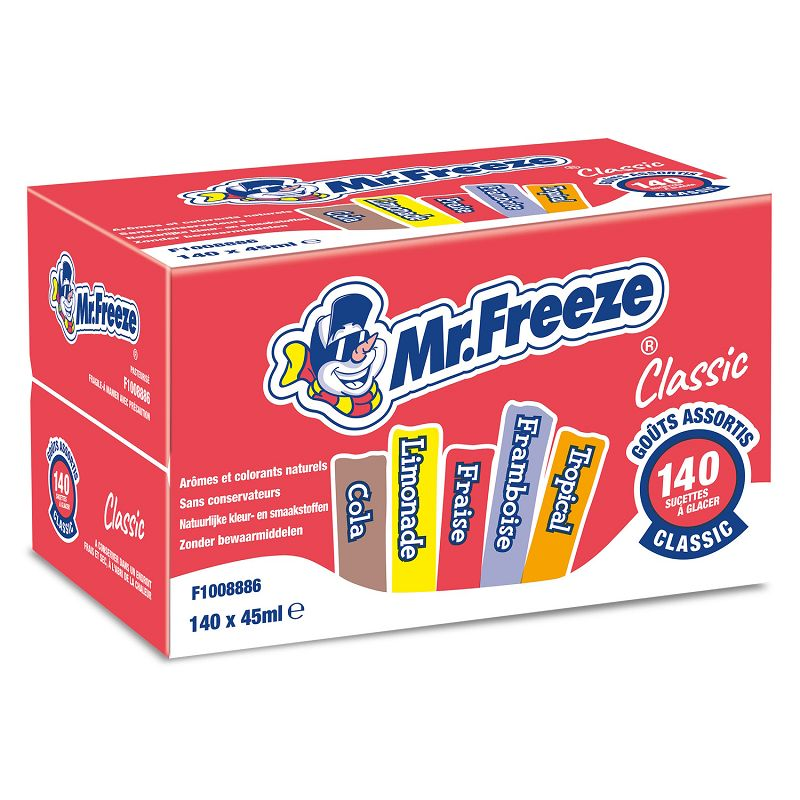 140 Mr Freeze Classic 45 ml | Milleproduits.com : bonbons, chocolats, snacks en ligne à prix grossiste