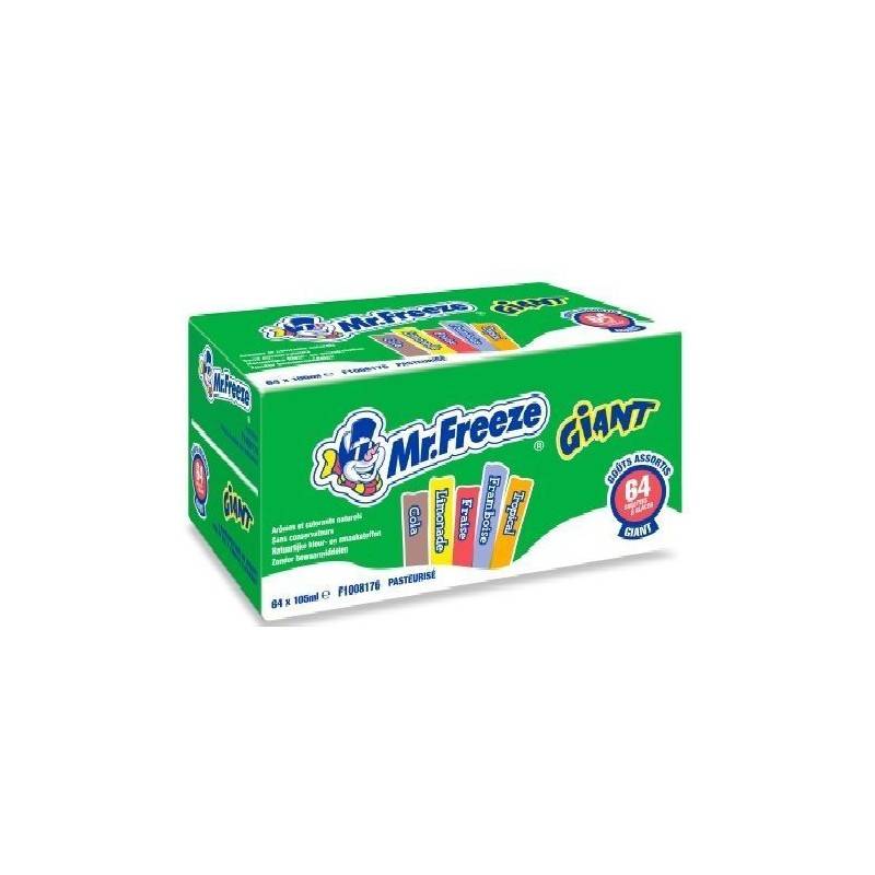 64 Mr Freeze Giant 105 ml | Milleproduits.com : bonbons, chocolats, snacks en ligne à prix grossiste