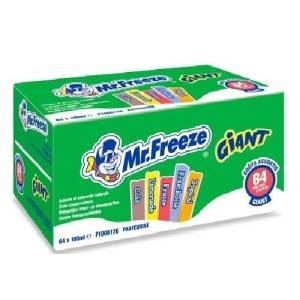 64 Mr Freeze Giant 105 ml | Milleproduits.com : bonbons, chocolats, snacks en ligne à prix grossiste