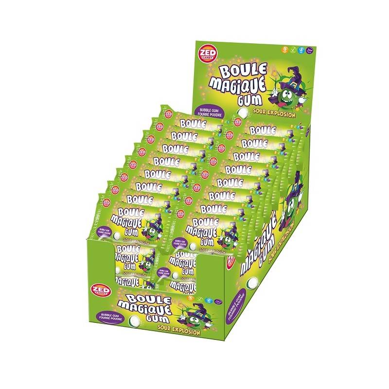 100 Boules Magiques Sour | Milleproduits.com : bonbons, chocolats, snacks en ligne à prix grossiste