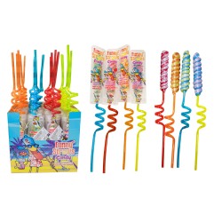 20 Sucettes Funny Straws | Milleproduits.com : bonbons, chocolats, snacks en ligne à prix grossiste