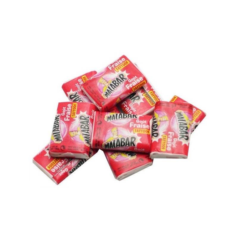 200 Malabar Fraise | Milleproduits.com : bonbons, chewing-gums et chocolats à prix grossiste