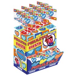 80 Sucettes Coeur Piruleta Pintalengua | Milleproduits.com : vos bonbons et chocolats à prix grossiste !
