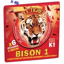 40 Paquets de 6 pétards...
