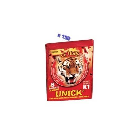 TIGRE BISON UNICK - 150 BOITES DE 10 PETARDS A MECHE - PALI WEB