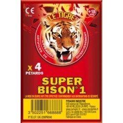 10 Paquets Pétards Super Bison 1 (F2) | Milleproduits.com : bonbons, chocolats, snacks en ligne à prix grossiste