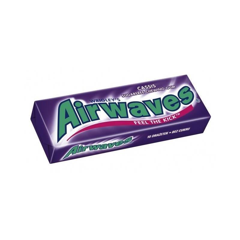 Airwaves Chewing Gum Cool Cassis 30 Etuis de 10 Dragées