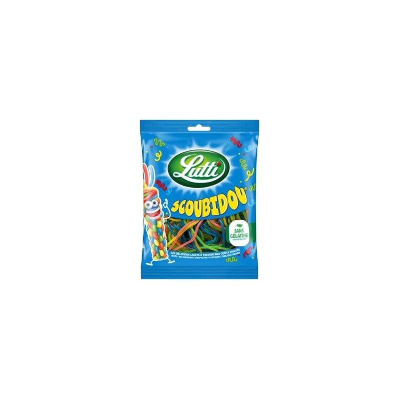 18 Sachets Lutti Scoubidou 100g | Milleproduits.com : bonbons, chocolats, snacks en ligne à prix grossiste