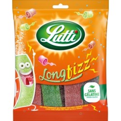 18 Sachets Lutti Long Fizz 100g | Milleproduits.com : bonbons, chocolats, snacks en ligne à prix grossiste