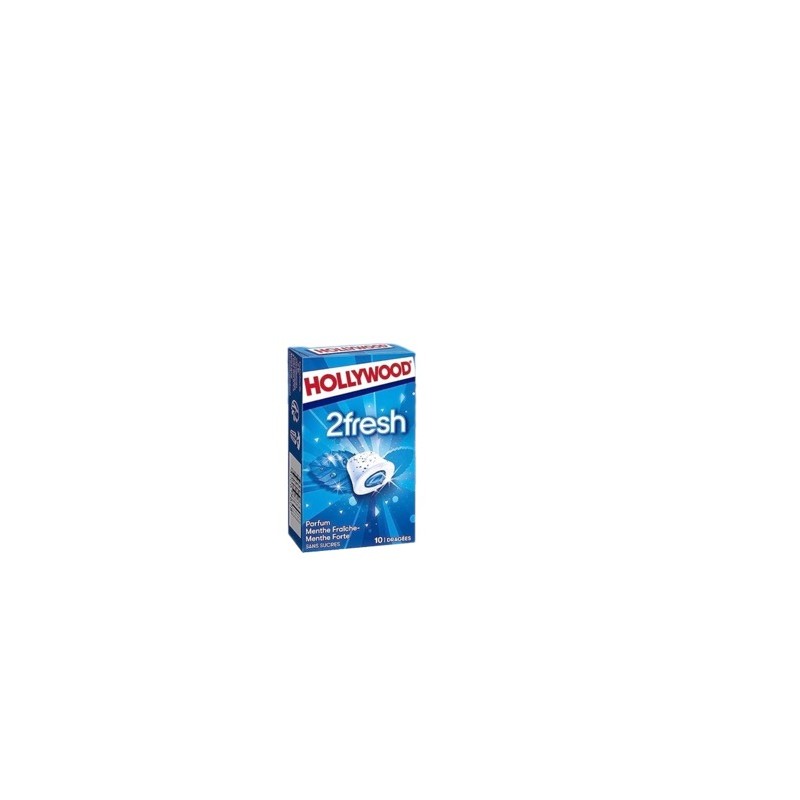 16 Etuis Hollywood 2 fresh Menthe Fraiche / Menthe Forte | Milleproduits.com : vos bonbons et chocolats à prix grossiste 16 Etuis Hollywood 2 fresh Menthe Fraiche / Menthe Forte | Milleproduits.com : vos bonbons et chocolats à prix grossiste