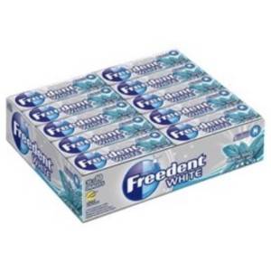 30 Etuis Freedent White Chewing Gum Menthe Douce | Milleproduits.com :vos bonbons et chocolats préférés à prix grossiste