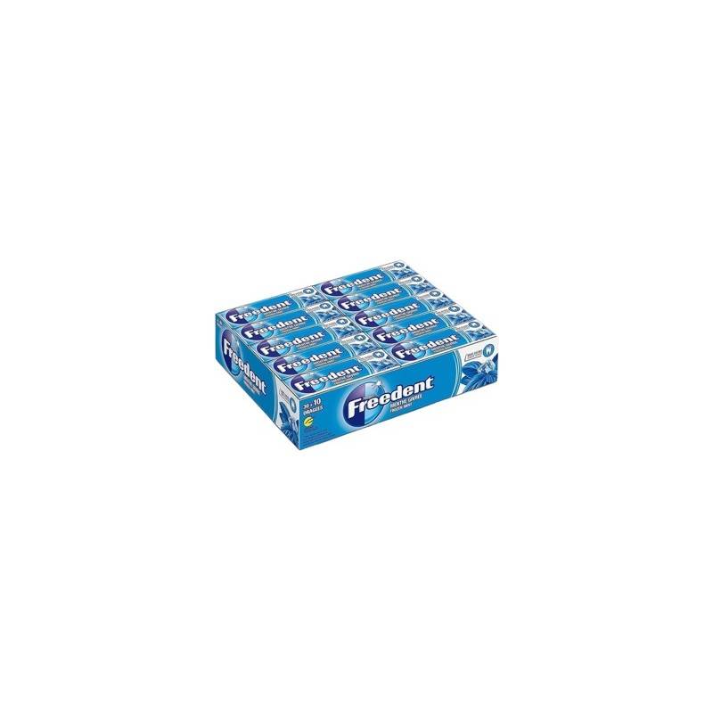 30 Etuis Freedent Chewing Gum Menthe Givrée |Milleproduits.com : vos bonbons et chocolats préférés à prix grossiste