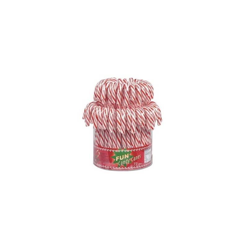 72 Candy Canes Rouge et Blanc | Milleproduits.com : bonbons, chocolats, snacks en ligne à prix grossiste
