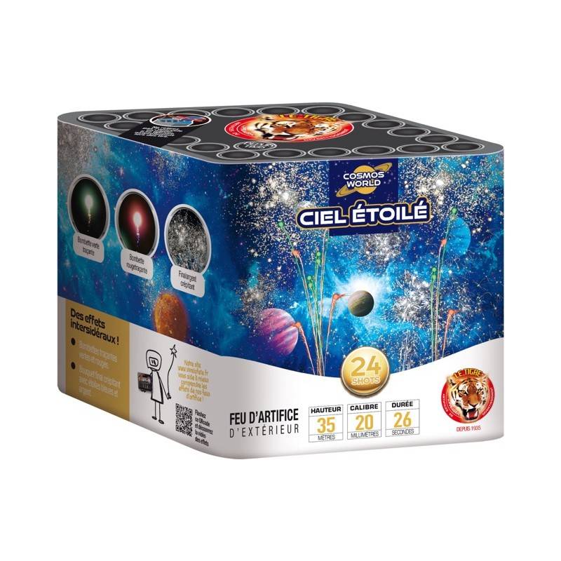 Artifices Compact Ciel Etoilé Star Collection (F2) | Milleproduits : bonbons, chocolats, snacks, artifices à prix grossiste