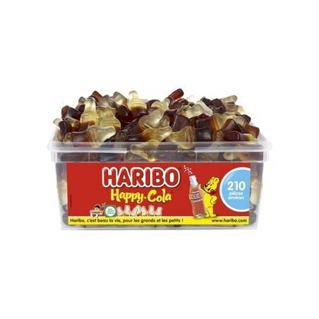 210 Bonbons Haribo Happy Cola | Milleproduits.com 210 Bonbons Haribo Happy Cola | Milleproduits.com