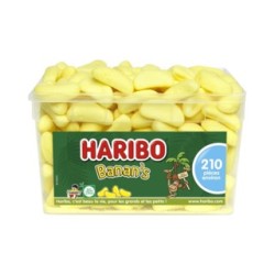 210 Bonbons Haribo Banan's | Milleproduits.com : vos bonbons et chocolats à prix grossiste