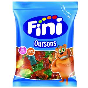 12 Sachets Fini Oursons Lisses Halal 90g | Milleproduits.com : bonbons, chocolats, snacks en ligne à prix grossiste