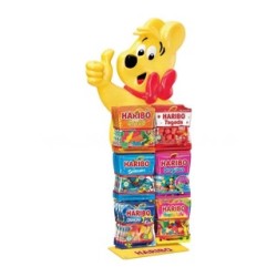 Présentoir Haribo Goldbear Comptoir 6 Broches 120G | Milleproduits.com : bonbons, chocolats, snacks en ligne à prix grossiste