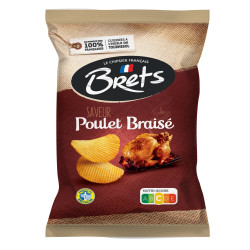 10 Chips Bret's Poulet Braisé 125g | Milleproduits.com : bonbons, chocolats, snacks en ligne à prix grossiste