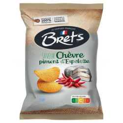 10 Chips Bret's Chèvre & Piment 125g | Milleproduits.com : bonbons, chocolats, snacks en ligne à prix grossiste