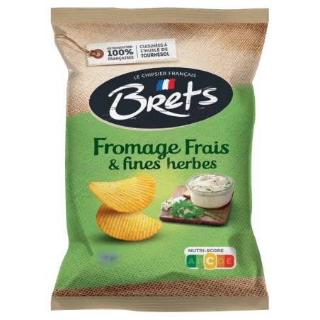 10 Chips Bret's Fromage Frais et Herbes 125g | Milleproduits.com : bonbons, chocolats, snacks en ligne à prix grossiste 10 Chips Bret's Fromage Frais et Herbes 125g | Milleproduits.com : bonbons, chocolats, snacks en ligne à prix grossiste