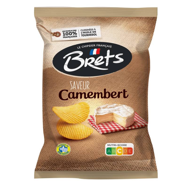 10 Chips Bret's Camembert 125g | Milleproduits.com : bonbons, chocolats, snacks en ligne à prix grossiste
