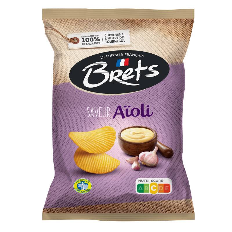 10 Chips Bret's Aïoli 125g | Milleproduits.com : bonbons, chocolats, snacks en ligne à prix grossiste