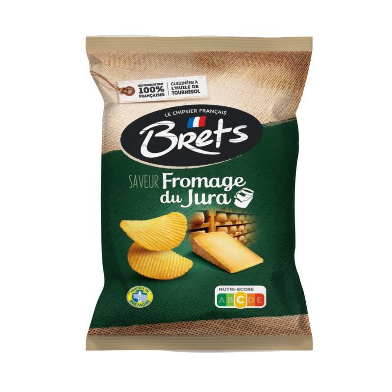 10 Chips Bret's Fromage du Jura 125g | Milleproduits.com : bonbons, chocolats, snacks en ligne à prix grossiste
