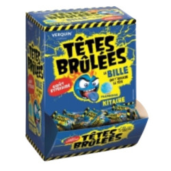 300 Bonbons Têtes Brûlées Framboise | Milleproduits.com : bonbons, snacks, chocolats à prix grossiste !