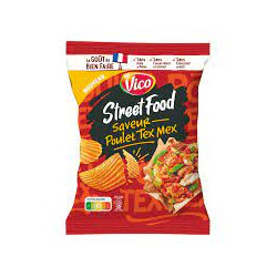10 Chips Street Food Vico Tex Mex 120g | Milleproduits.com : bonbons, chocolats, snacks en ligne à prix grossiste