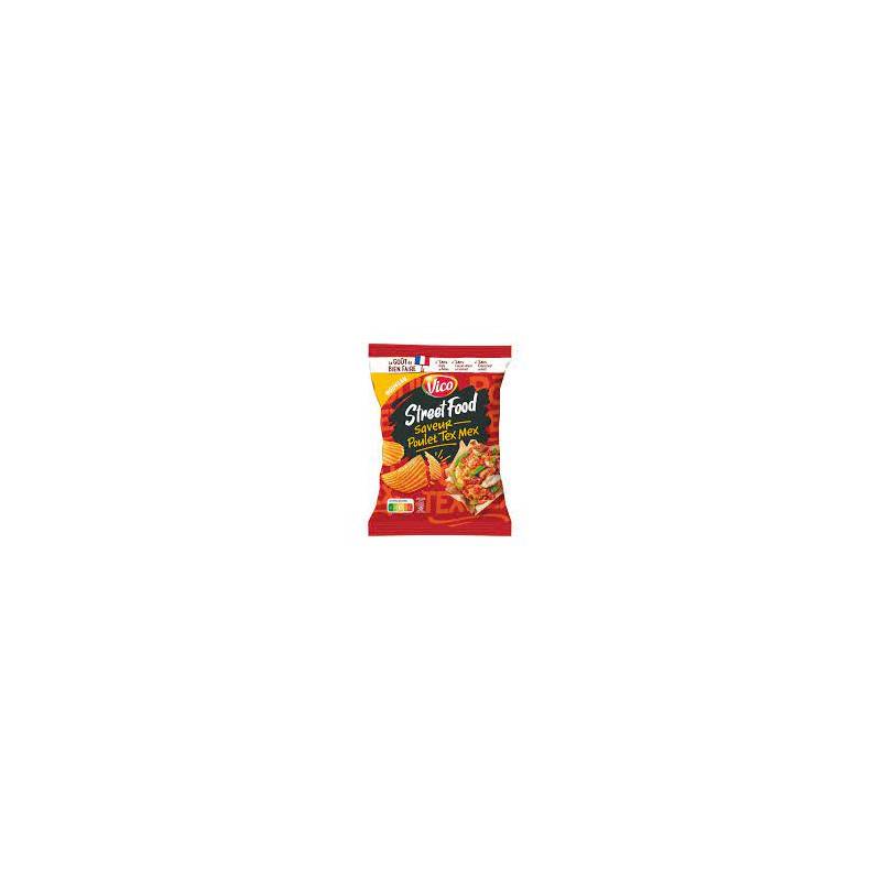 10 Chips Street Food Vico Tex Mex 120g | Milleproduits.com : bonbons, chocolats, snacks en ligne à prix grossiste