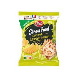 10 Chips Street Food Vico Cheese Naan 120g | Milleproduits.com : bonbons, chocolats, snacks en ligne à prix grossiste