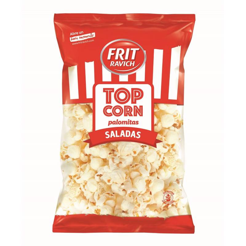 12 Pop-corn salés Frit Ravich 80g | Milleproduits.com : bonbons, chocolats, snacks en ligne à prix grossiste